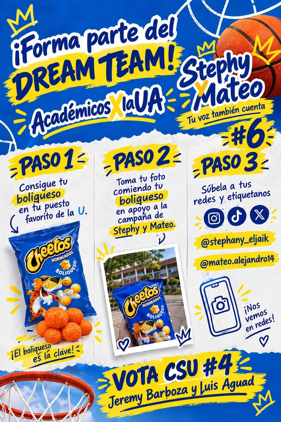 Afiche: Forma parte del Dream Team